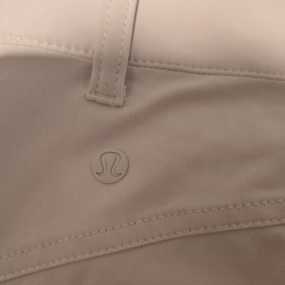 Lululemon City Sleek 5 Pocket Wide Leg High Rise 7/8 Pants White Opal 33 - Picture 5 of 5